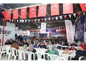 AKDENİZ’DE İLK İFTAR SOFRASI KURULDU
