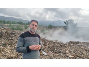 OSMANİYE’DEN HATAY’A TAŞINAN VE İÇTEN İÇE YANAN ÇÖPLERE VATANDAŞLAR ÇÖZÜM BEKLİYOR