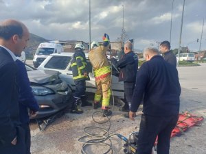 HASSA’DA TRAFİK KAZASI: 4 YARALI