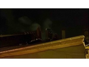 BURDUR’DA MÜSTAKİL EVİN BACISINDA YANGIN