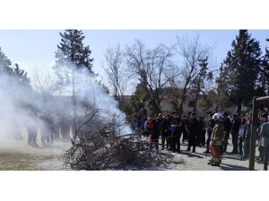 DÖRTYOL’DA ÖĞRENCİLERE YANGIN EĞİTİMİ VERİLDİ