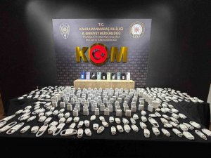 KAHRAMANMARAŞ’TA KAÇAK TELEFON VE MAKARON ELE GEÇİRİLDİ
