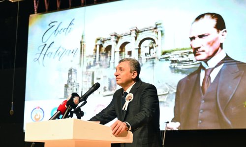 ATATÜRK'ÜN ANTALYA'YA GELİŞİNİN 96. YILI KUTLANDI