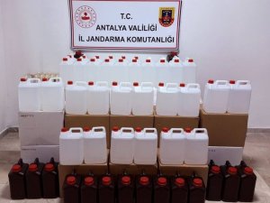 ANTALYA’DA 500 LİTRE KAÇAK ETİL ALKOL ELE GEÇİRİLDİ