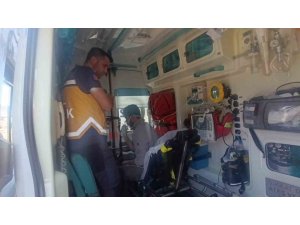 BAKIM SIRASINDA TUR TEKNESİ ALEV ALDI DUMANDAN ETKİLENEN İŞÇİ HASTANELİK OLDU