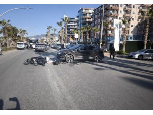 ALANYA’DA SUV MOTOSİKLET ÇARPIŞTI: 1 ÖLÜ 1, YARALI