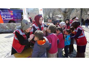 BÜYÜKŞEHİR’DEN SARIÇUKUR’DA MİNİKLERE EĞLENCE VE BİLİM DOLU GÜN