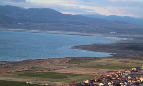 BURDUR GÖLÜ'NDE SU SEVİYESİ 16 SANTİM YÜKSELDİ