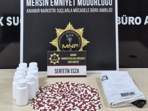 SENTETİK HAPLARLA YAKALANAN ŞÜPHELİ TUTUKLANDI