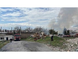 KAHRAMANMARAŞ’TA İŞ YERİ YANGINI