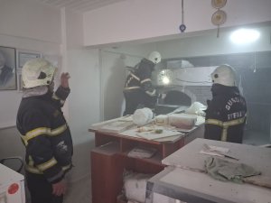 PİDE SALONUNDA DOĞAL GAZ PATLAMASI