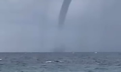 ANTALYA’DA KORKUTAN HORTUM KARAYA ULAŞMADAN KAYBOLDU