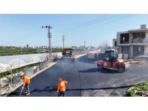 MEZİTLİ’DE SICAK ASFALT ATAĞI