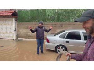 HATAY’DA DOLU VE SAĞANAK YAĞIŞ SONRASI SEL MEYDANA GELDİ