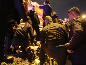 SERVİS DEVRİLDİ; 16 İNFAZ KORUMA MEMURU YARALI