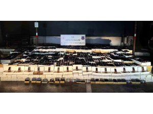 MANAVGAT’TA 25,5 MİLYONLUK KAÇAK ÜRÜN OPERASYONU