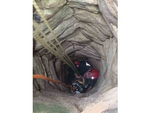 BAHÇEDEKİ KUYUYA DÜŞEN 94 YAŞINDAKİ ADAM KURTARILDI