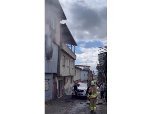 KAHRAMANMARAŞ’TA EV YANGINI: 1 YARALI