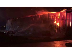 OSMANİYE’DE KARTON FABRİKASINDA YANGIN