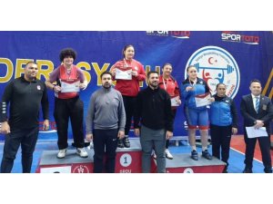 BURDURLU GENÇ HALTERCİ, TÜRKİYE İKİNCİSİ OLDU