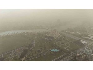 ADANA’DA TOZ TAŞINIMI HAVADAN GÖRÜNTÜLENDİ