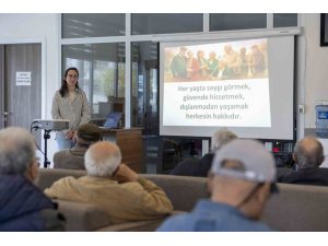 MERSİN BÜYÜKŞEHİR BELEDİYESİNDEN EMEKLİ EVİ ÜYELERİNE AKRAN ZORBALIĞI EĞİTİMİ