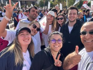 ANFAŞ ÇALIŞANLARI EĞİTİME DESTEK İÇİN KOŞTU