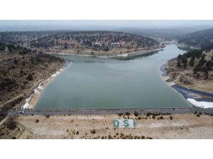 YAĞIŞLARLA DOLAN GÖLET, BİNLERCE DÖNÜM SULANMADAN TEKRAR BOŞALACAK