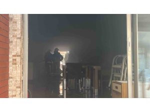 ALANYA’DA TADİLATTAKİ OTELDE ÇIKAN YANGIN KORKUTTU