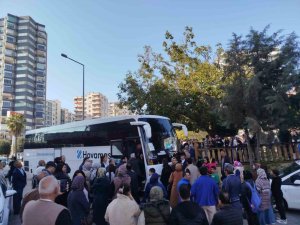 HAVAMAŞ, UMREYE GİDENLERİ DUALARLA UĞURLADI