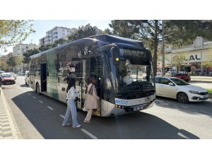 BÜYÜKŞEHİR’İN ELEKTRİKLİ OTOBÜSLERİ HİZMETE BAŞLADI