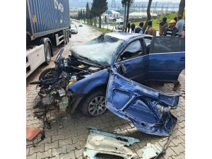 KAHRAMANMARAŞ’TA TRAFİK KAZASI: 1 YARALI