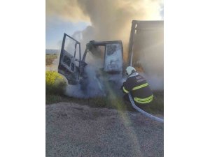 KIRIKHAN’DA KAMYON YANGINI