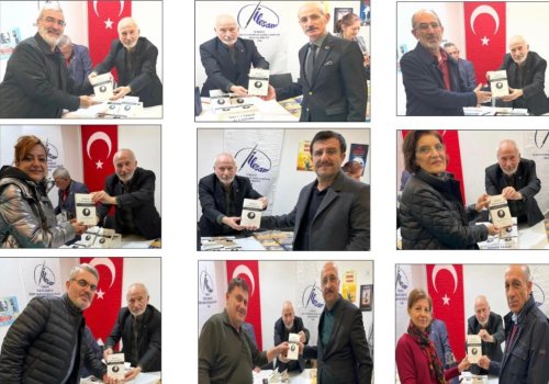 HASAN YAKUP CANGÜVEN, 'KAŞELİ JURNALCİLER' KİTABININ İMZA GÜNÜNE KATILDI