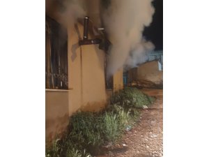 ALRINÖZÜ’DE EV YANGINI