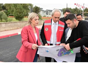 DUACI’DA ALT YAPI ÇALIŞMALARI TAMAMLANAN 34 SOKAĞA SICAK ASFALT