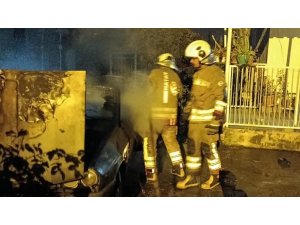 DÖRTYOL’DA  OTOMOBİL YANGINI