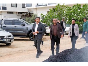 KOZAN’DA ALT YAPISI TAMAMLANAN SOKAKLAR ASFALTLANIYOR