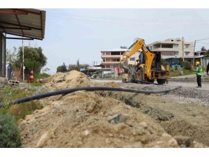 SAMANDAĞ’DA İÇME SUYU ŞEBEKE PROJESİNİN YÜZDE 88’İ TAMAMLANDI
