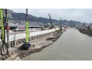 ASİ NEHRİ ISLAH VE TAŞKIN ÖNLEME PROJESİNDE ÇALIŞMALAR SÜRÜYOR