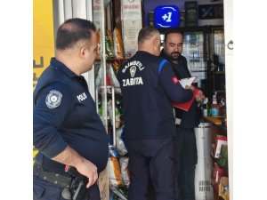 SAİMBEYLİ’DE ZABITA VE POLİS EKİPLERİNDEN ORTAK DENETİM