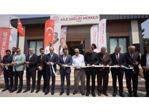 BELEN’DE AİLE SAĞLIĞI MERKEZİ VE 112 ACİL  İSTASYONU HİZMETE AÇILDI