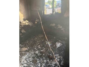 ANTAKYA’DA EV YANGINI