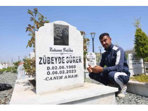 DEPREM MEZARLIĞINDA BURUK ANNELER GÜNÜ