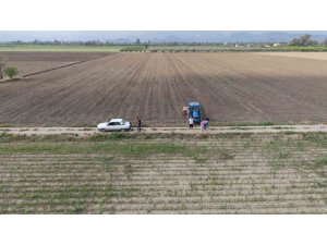 ÇUKUROVA’DA ARAZİLERİNİ DOLU VURAN ÜRETİCİ MISIRI SÖKÜP AYÇİÇEĞİNE YÖNELDİ