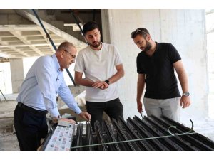 BAŞKAN YAPAR, YAPIMI DEVAM EDEN PROJELERİ YERİNDE İNCELEDİ