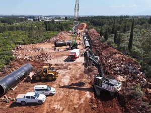 KARACAÖREN 2 İSALE HATTINDA ÇALIŞMALAR DEVAM EDİYOR