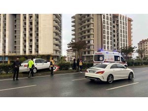 ALANYA’DA KONTROLDEN ÇIKAN OTOMOBİL REFÜJE ÇIKTI
