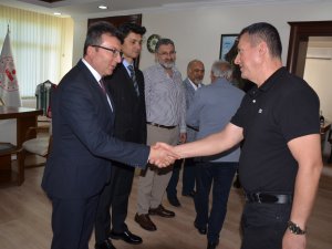 SERİK'TE PROTOKOL BAYRAMLAŞTI