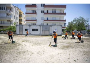MERSİN’DE KURBAN KESİM ALANLARINDA BAYRAM TEMİZLİĞİ